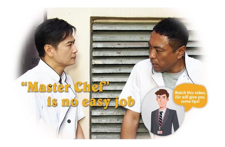 “Master Chef” is no easy job - Interactive webpage for catering industry