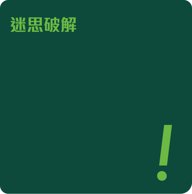 迷思破解 迷思破解